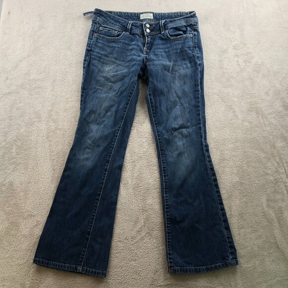 Aeropostale Womens Hailey Flare Jeans Size 5/6 Short Blue Denim Casual Classic - Picture 16 of 16